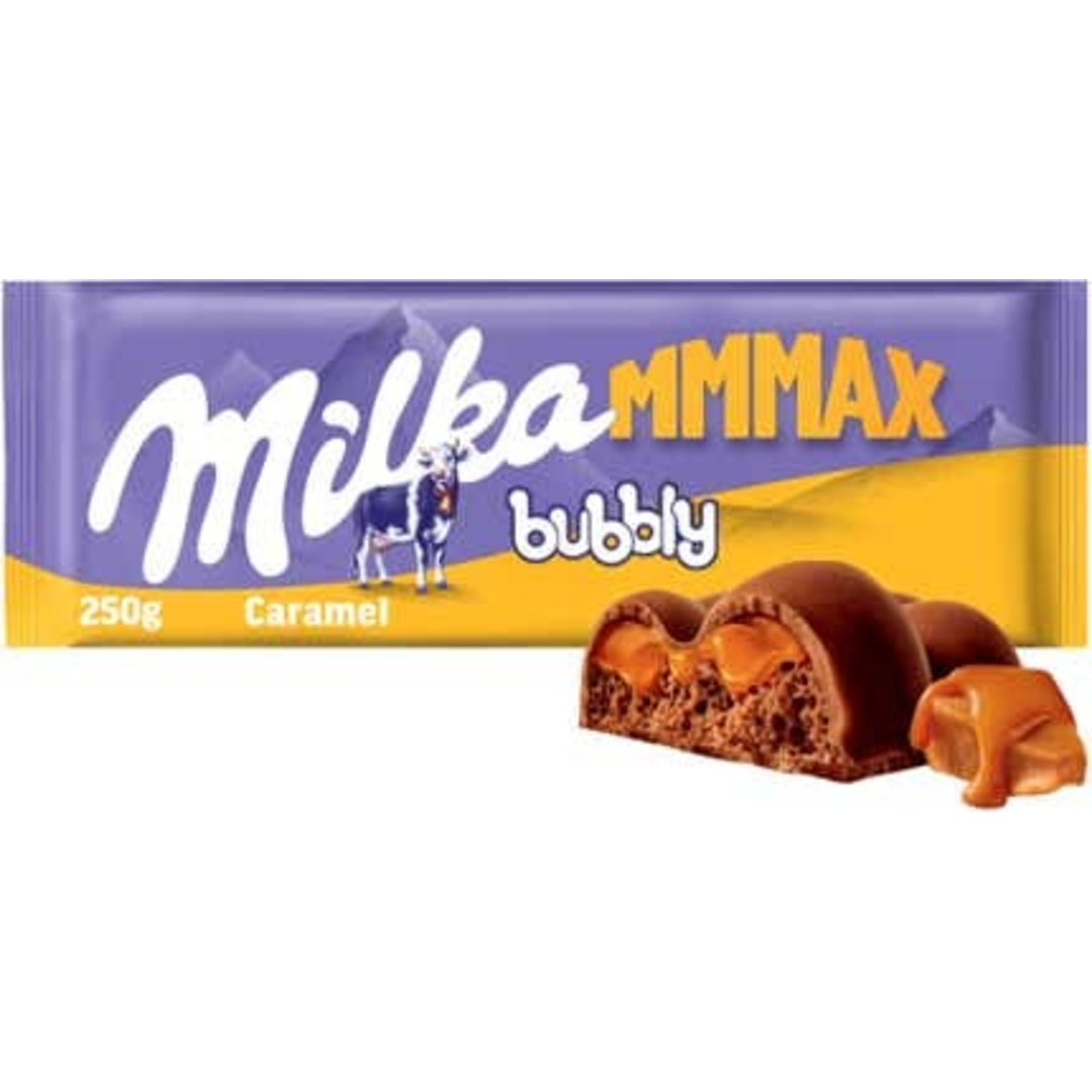 Milka Čokoláda Mmmax Bubbly Caramel