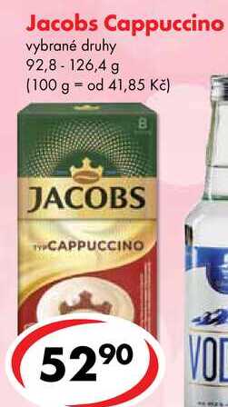 Jacobs Cappuccino, 92,8-126,4 g  