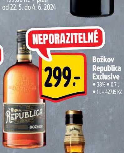   Božkov Republica Exclusive 38% 0,71 