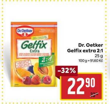 Dr. Oetker Gelfix extra 2:1 25 g 