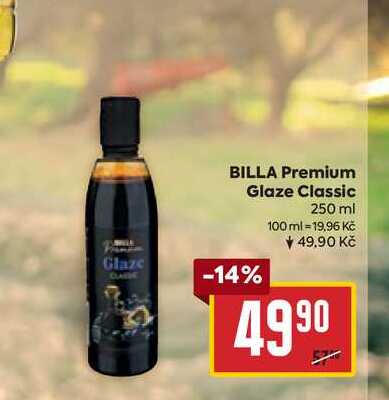 BILLA Premium Glaze Classic 250 ml 