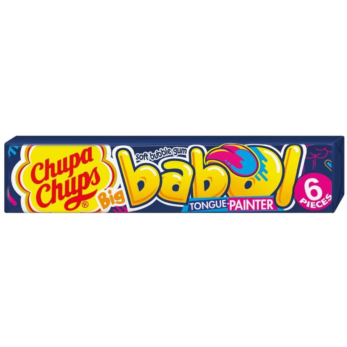 Chupa Chups Big Babol Tongue Painter žvýkačky