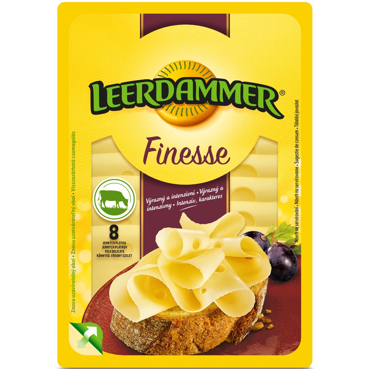 Leerdammer Caractere Finesse sýr plátky