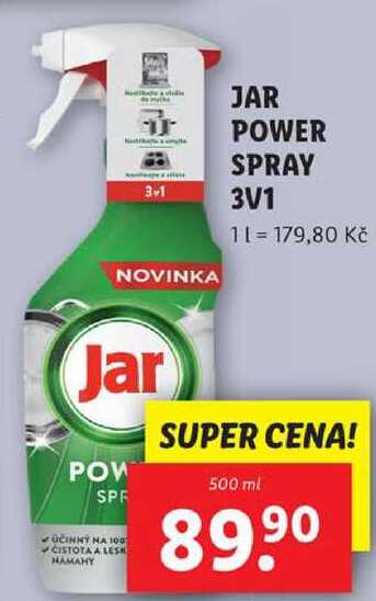 JAR POWER SPRAY 3V1, 500 ml