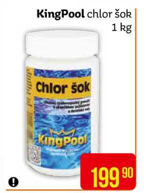 KingPool chlor šok 1 kg 