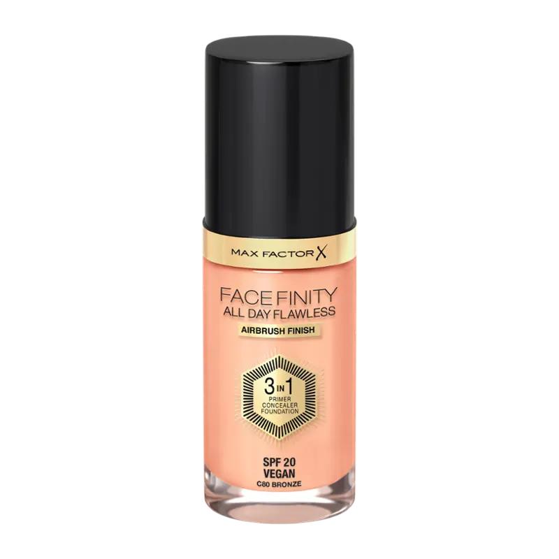 Max Factor Make-up 3v1 Facefinity All Day Flawless 080 bronze, 1 ks