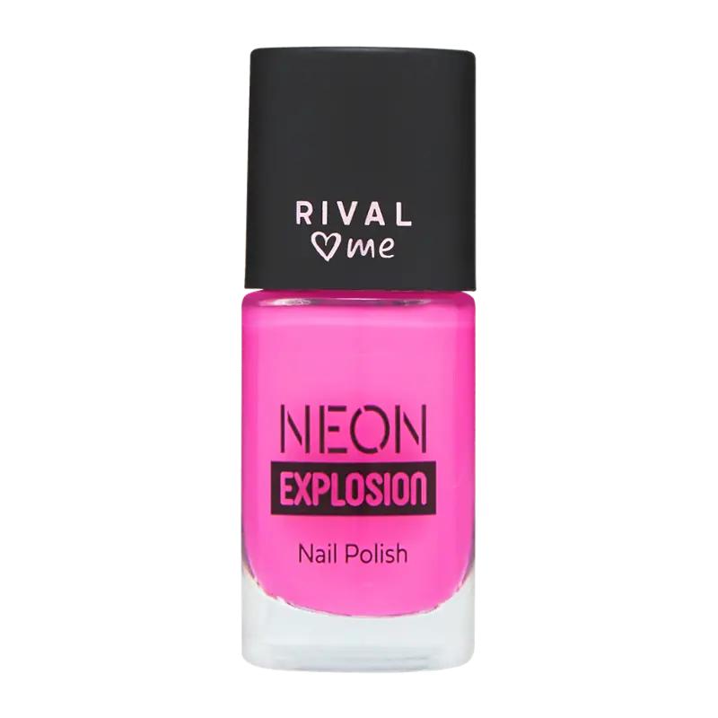 RIVAL Loves Me Lak na nehty Neon Explosion 06 Flashy flamingo, 1 ks