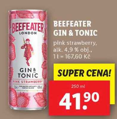 BEEFEATER GIN & TONIC, 250 ml