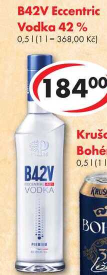 B42V Eccentric Vodka 42%, 0,5 l 