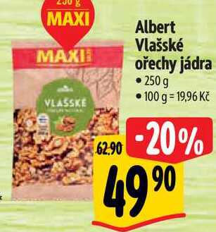 Albert Vlašské ořechy jádra, 250 g