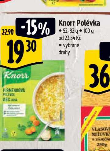  Knorr Polévka  52-82 g 