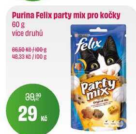 Purina Felix party mix pro kočky 60 g 