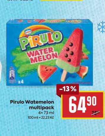 Pirulo Watemelon multipack 4× 73 ml  