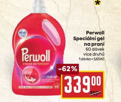 Perwoll Speciální gel na praní 60 dávek