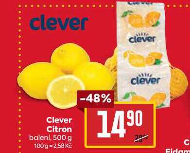Clever Citron balení, 500 g