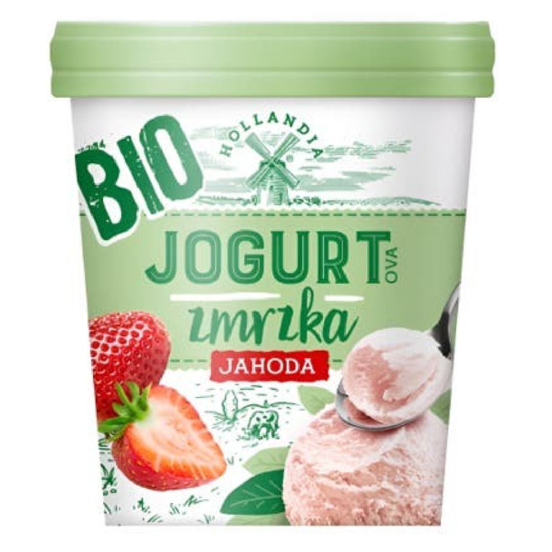 Hollandia BIO jogurtová zmrzlina jahoda