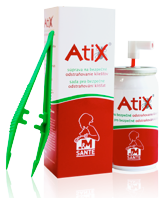 Atix sprej pro bezpečné odstraňování klíšťat 9 ml + pinzeta