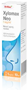 Xylomax Neo 1 mg/ml nosní sprej roztok 10 m