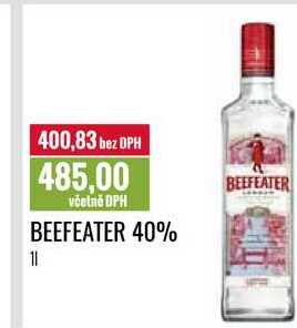 BEEFEATER 40% 1l