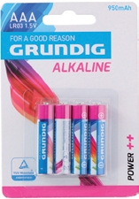 Alkalické baterie Grundig 4 ks