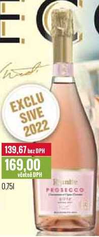 Riunite Prosecco Rosé Extra Dry Millesimato 0,75l