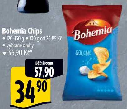 Bohemia Chips, 120-130 g