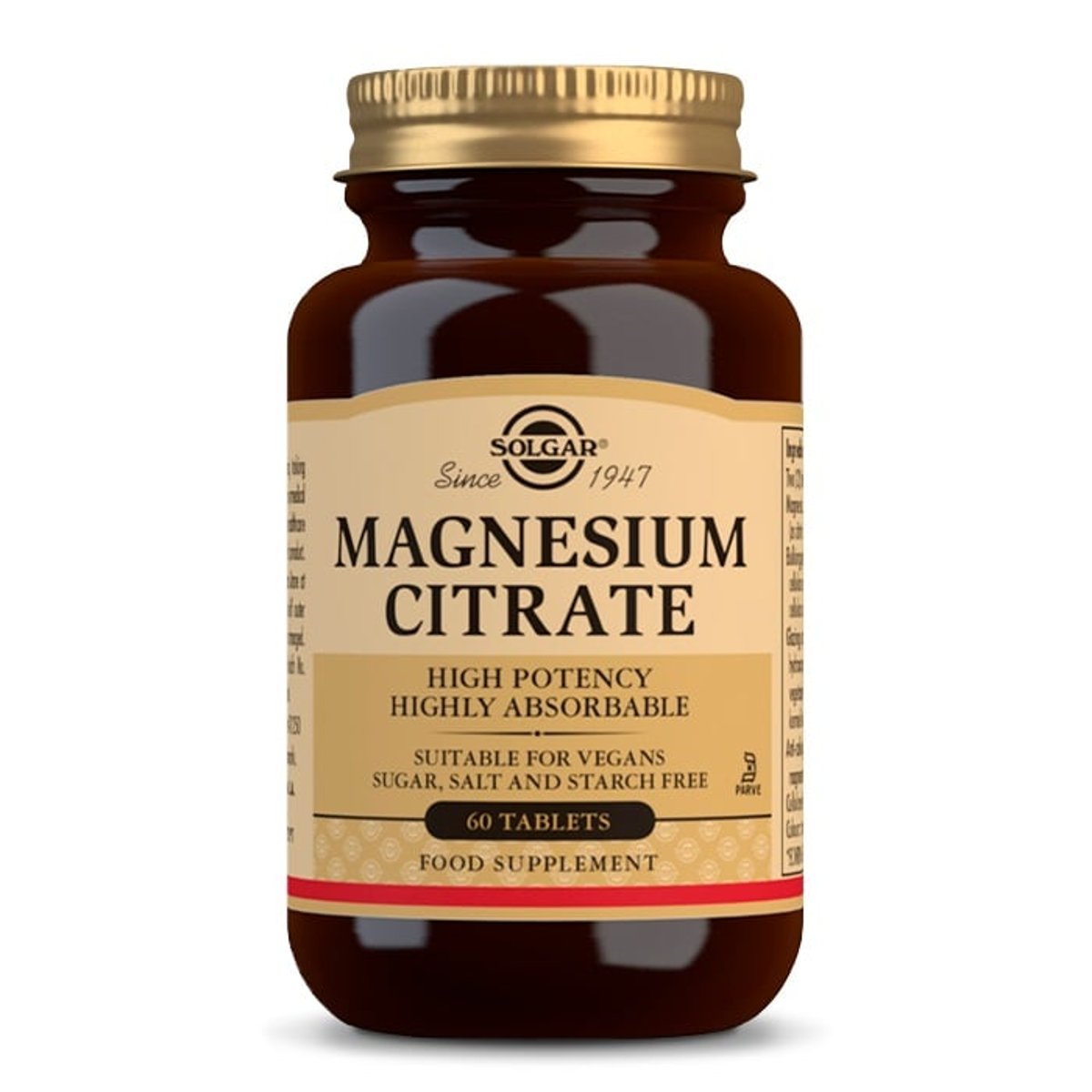 Solgar Magnesium Citrát 200 mg tbl.60.