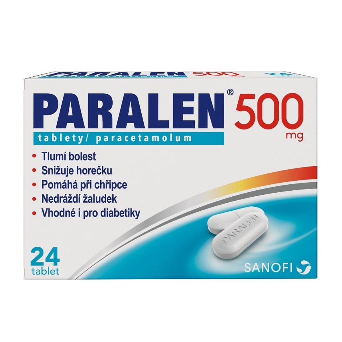 PARALEN 500MG Tableta 24