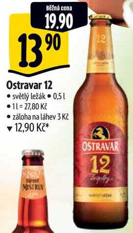 Ostravar 12, 0,5 l