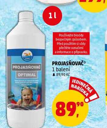 PROJASŇOVAČ, 1 balení