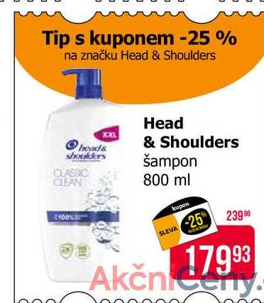 Head & Shoulders šampon 800 ml