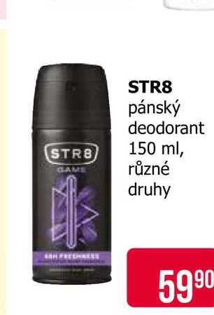 STRB pánský deodorant 150 ml, různé druhy 