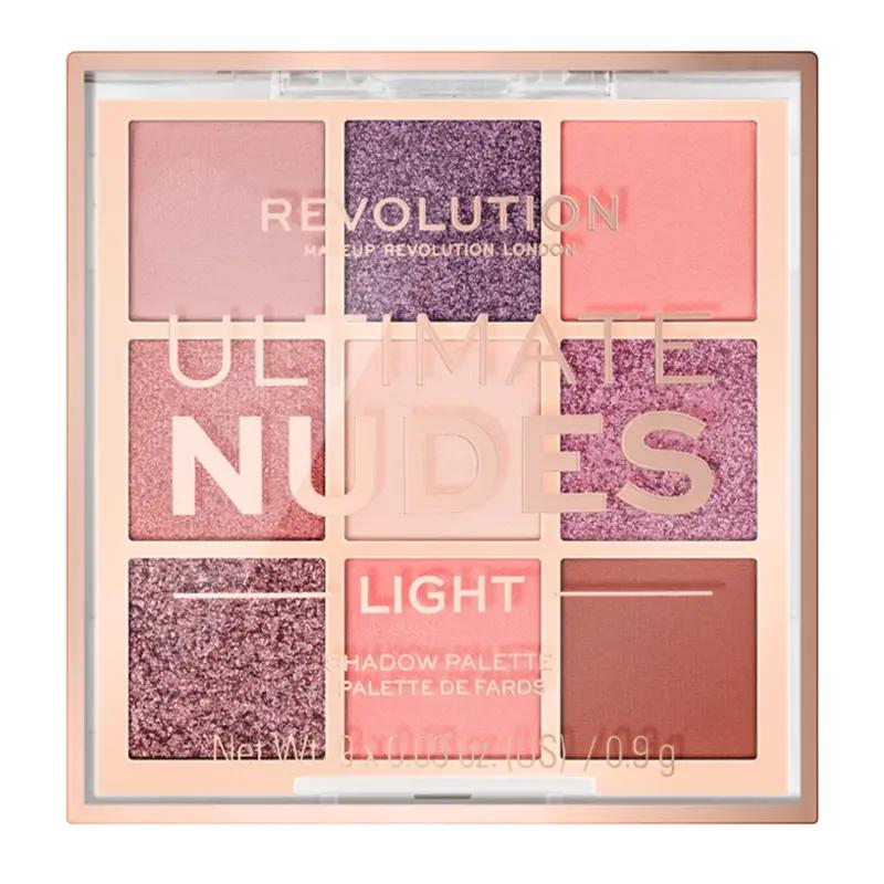 Makeup Revolution Paletka očních stínů Ultimate Nudes Light, 1 ks