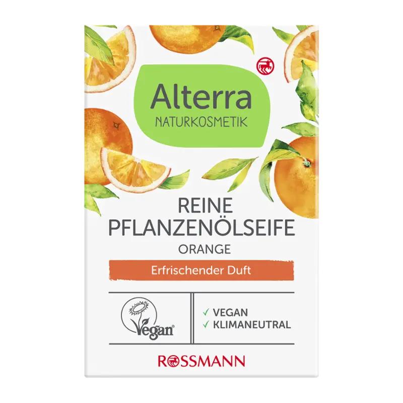 Alterra Naturkosmetik Mýdlo z rostlinných olejů pomeranč, 100 g
