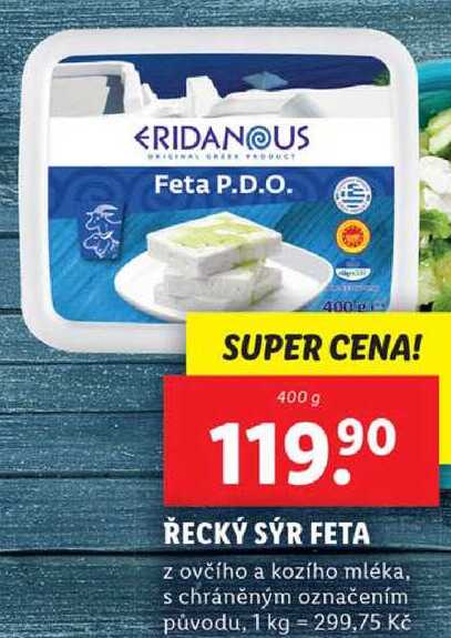 ŘECKÝ SÝR FETA, 400 g