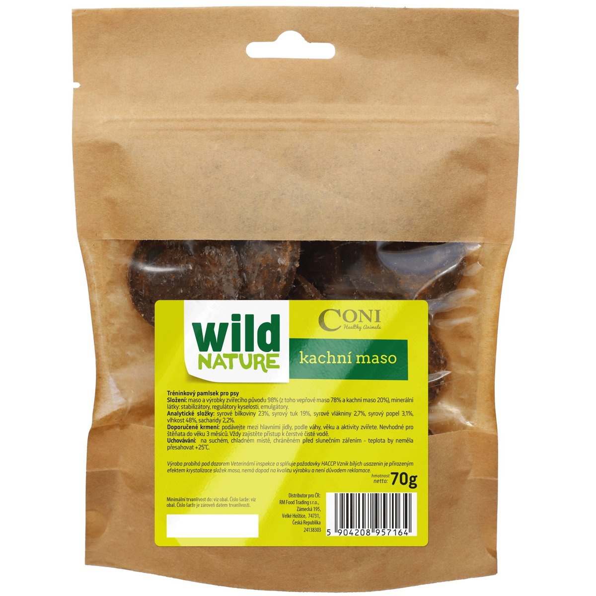 Coni Wild Nature kachní pamlsek pro psy