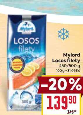 Mylord Losos filety 450/500 g 