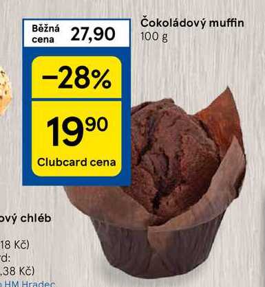 Čokoládový muffin, 100 g