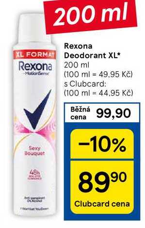 Rexona Deodorant XL, 200 ml 