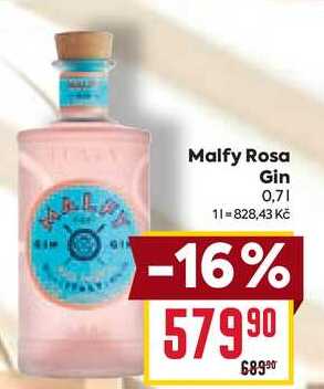 Malfy Rosa Gin 0,7l