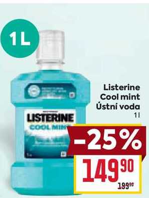 Listerine Cool mint Ústní voda 1l