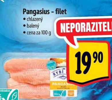   Pangasius - filet  100 g