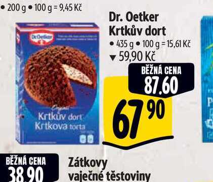   Dr. Oetker Krtkův dort • 435 g  