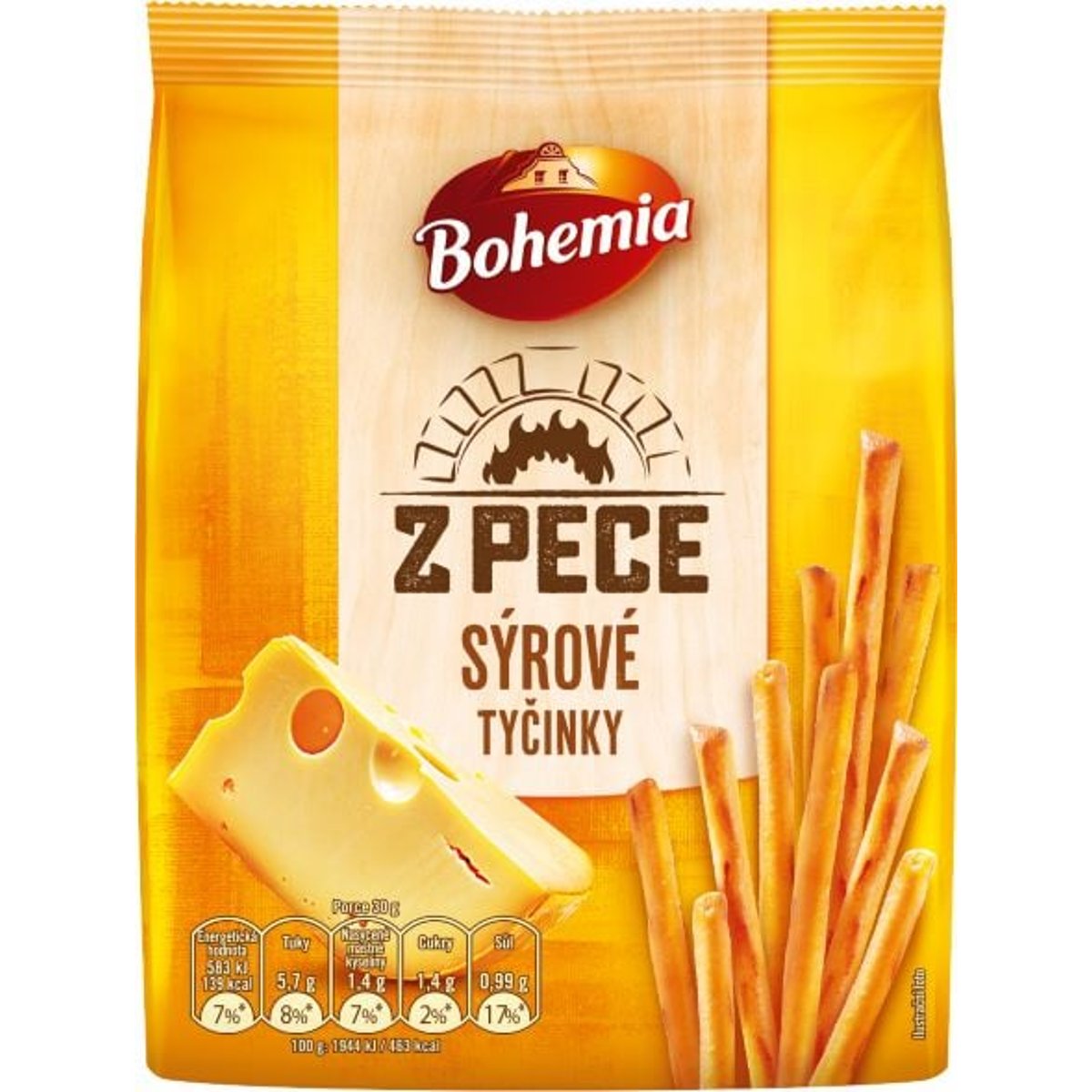 Bohemia Z Pece Sýrové tyčinky