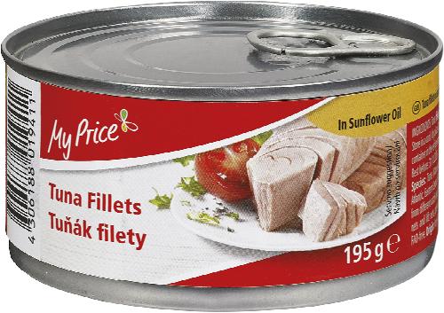 My Price Tuňák filety, 140 g