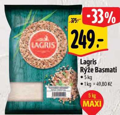 Lagris Rýže Basmati, 5 kg 