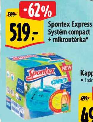 Spontex Express Systém compact + mikroutĕrka* 