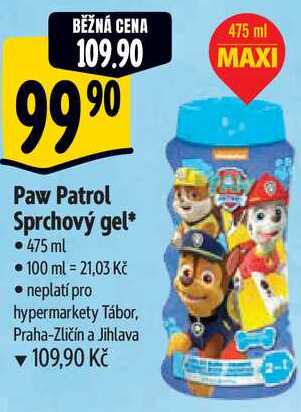 Paw Patrol Sprchový gel, 475 ml 