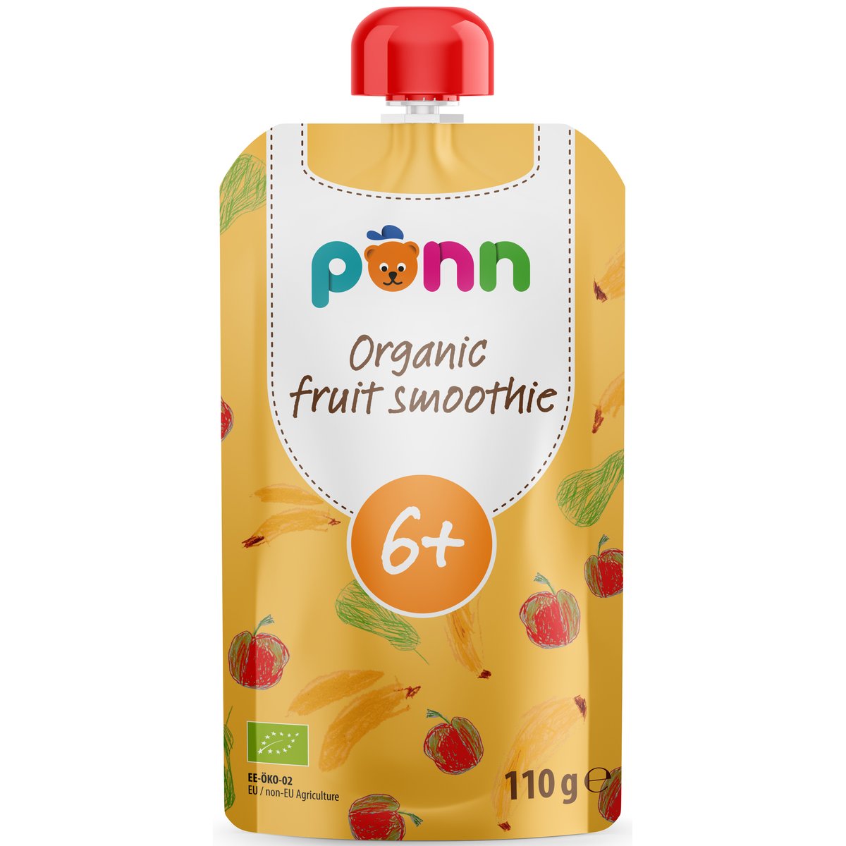 Salvest Põnn BIO Kapsička ovocné smoothie s ananasem