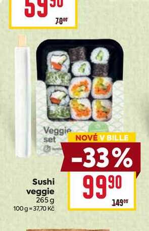 Sushi veggie 265g 